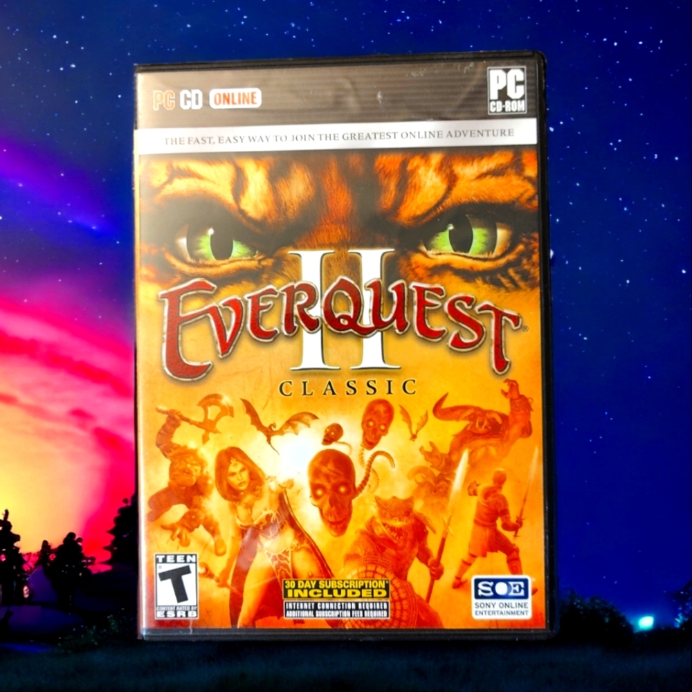 SONY EVERQUEST II CLASSIC 2006 PC CD-ROM Video Game